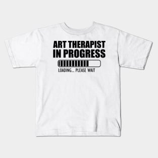 Art Therapist in progress loading Kids T-Shirt